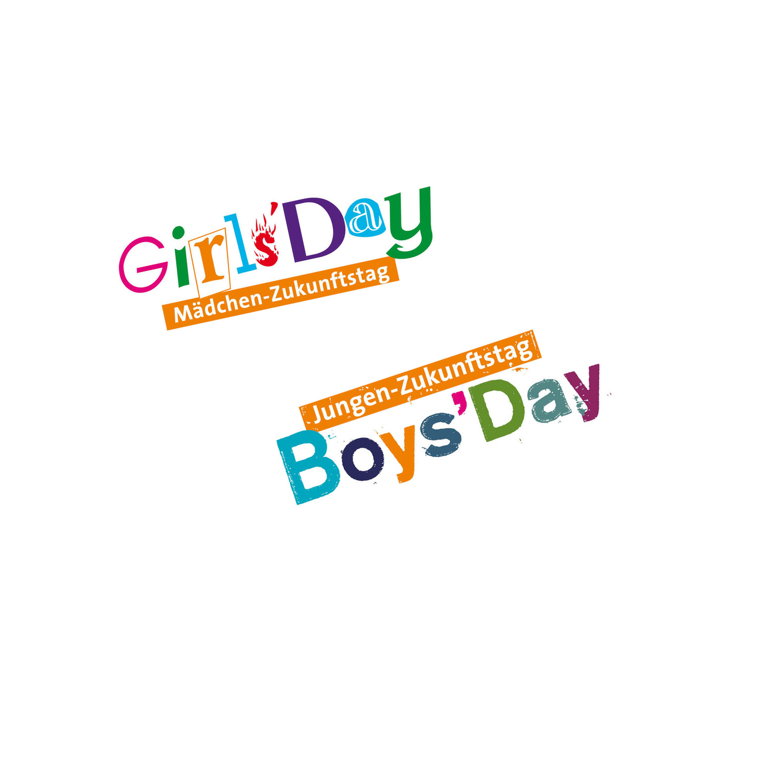 Logos von Girls und Boys Day